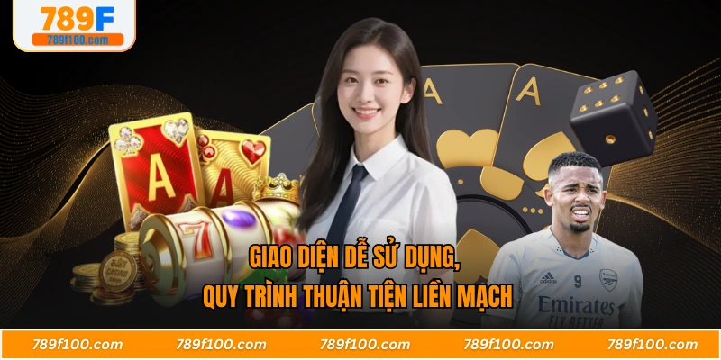 Giao diện dễ sử dụng, quy trình thuận tiện liền mạch
